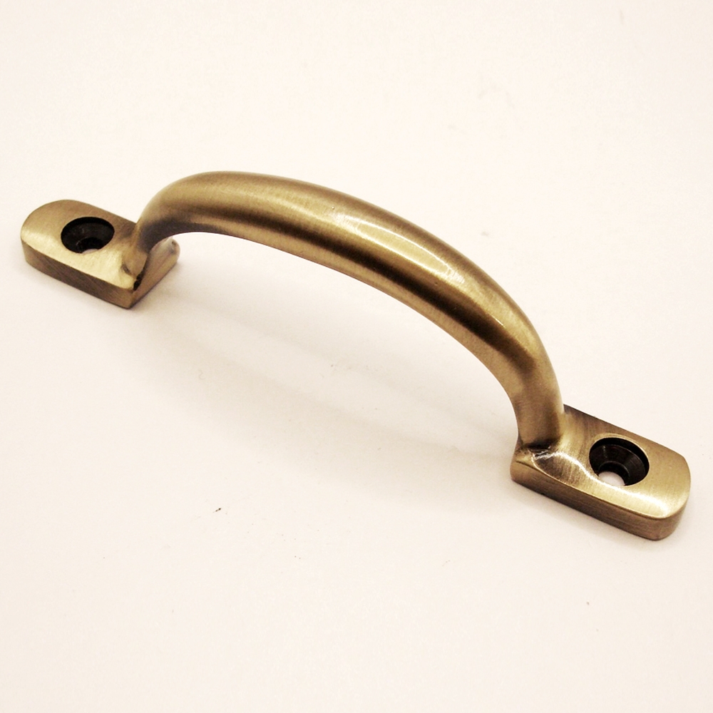 TWC006/AB • 100mm • Antique Brass • Forged Heavy Sash Handle